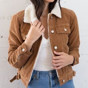 Frankie Phoenix Corduroy Sherpa Jacket